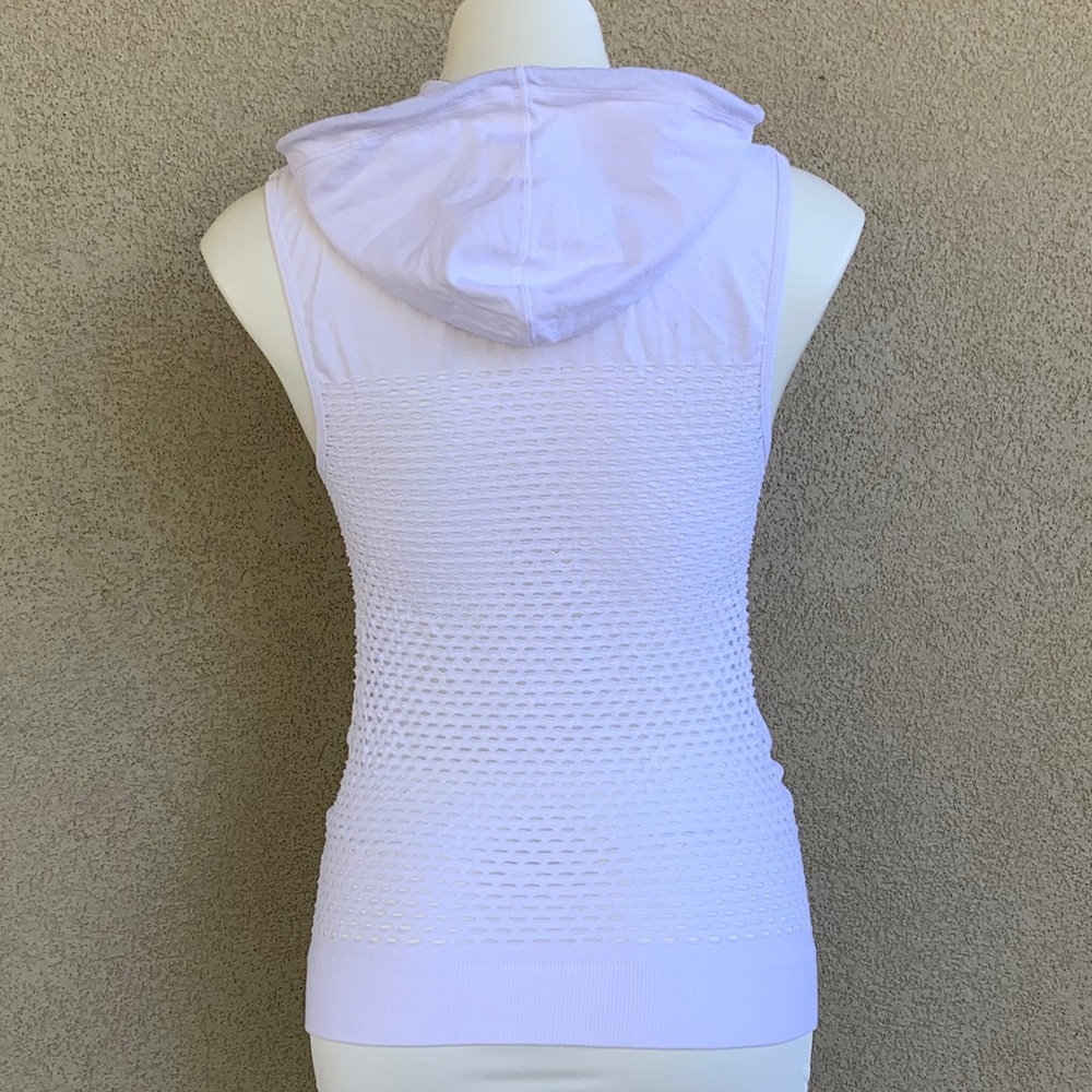 Graphic Active Pullover Sport Hoodie Sleeveless - Picture 3 of 4